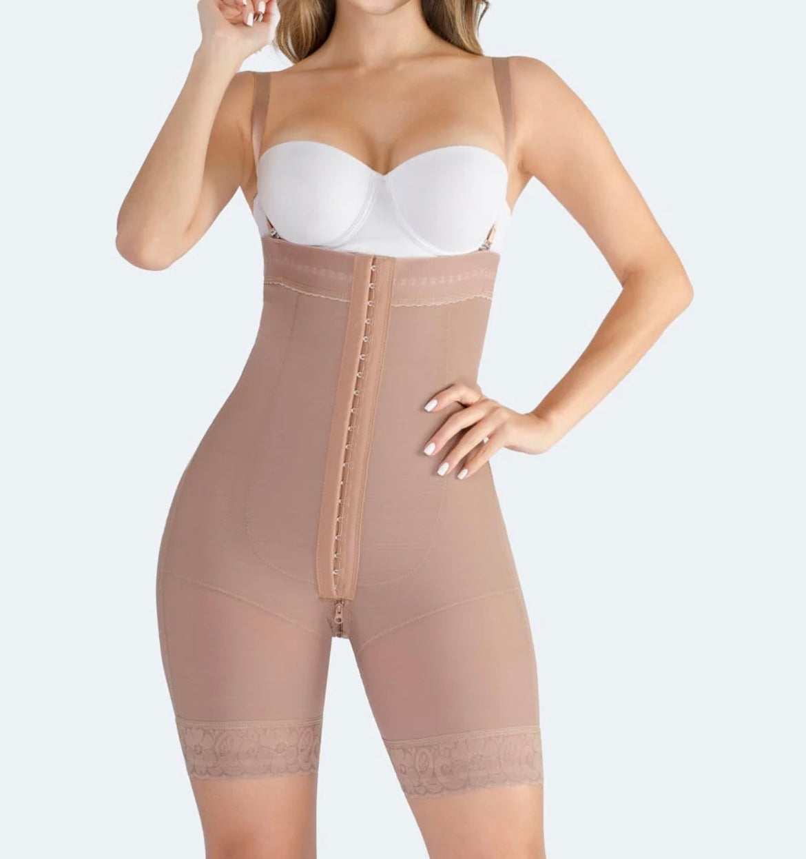 Short strapless